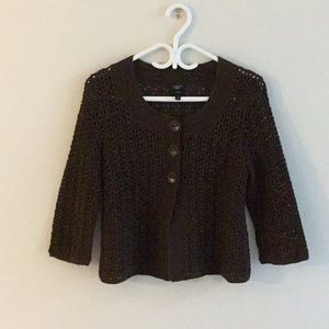 Hand Knit Talbot's Chocolate Brown Sweater